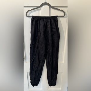 Body Wrappers trash bag warm up pants in Black! 🖤